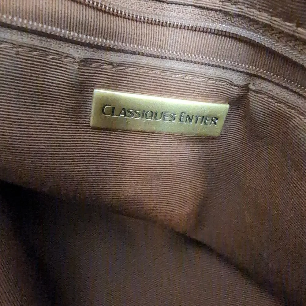 Vintage Leather Shoulder Tote Bag Minimalist